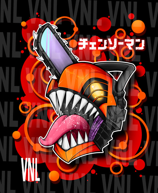 VNL Chainsaw Man Poster
