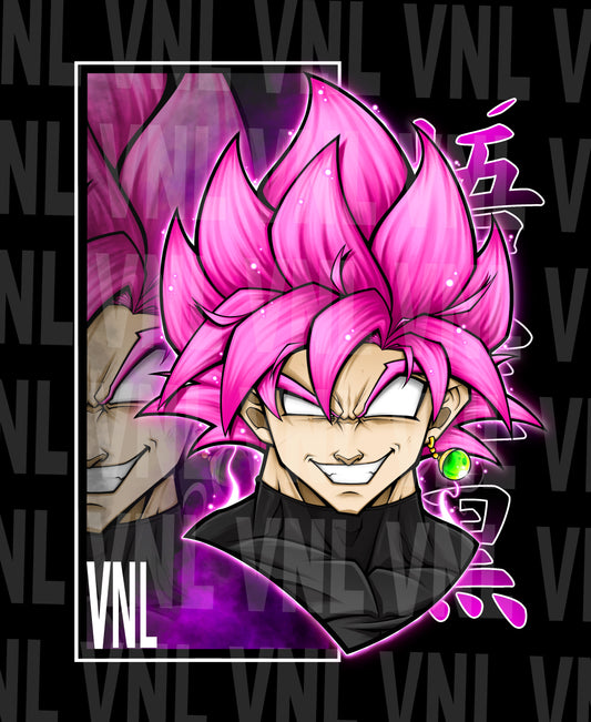 VNL Goku Black Poster